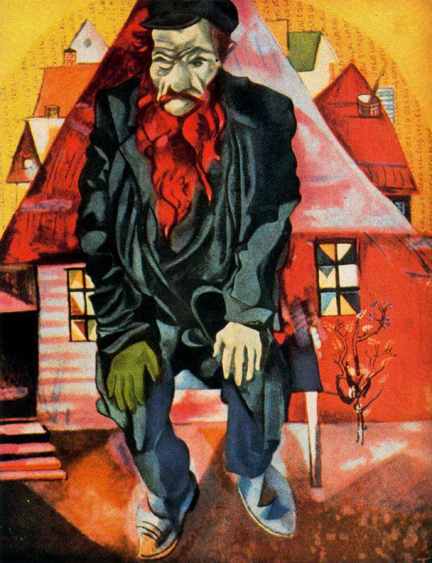 Juif rouge contemporain Marc Chagall Peintures à l'huile